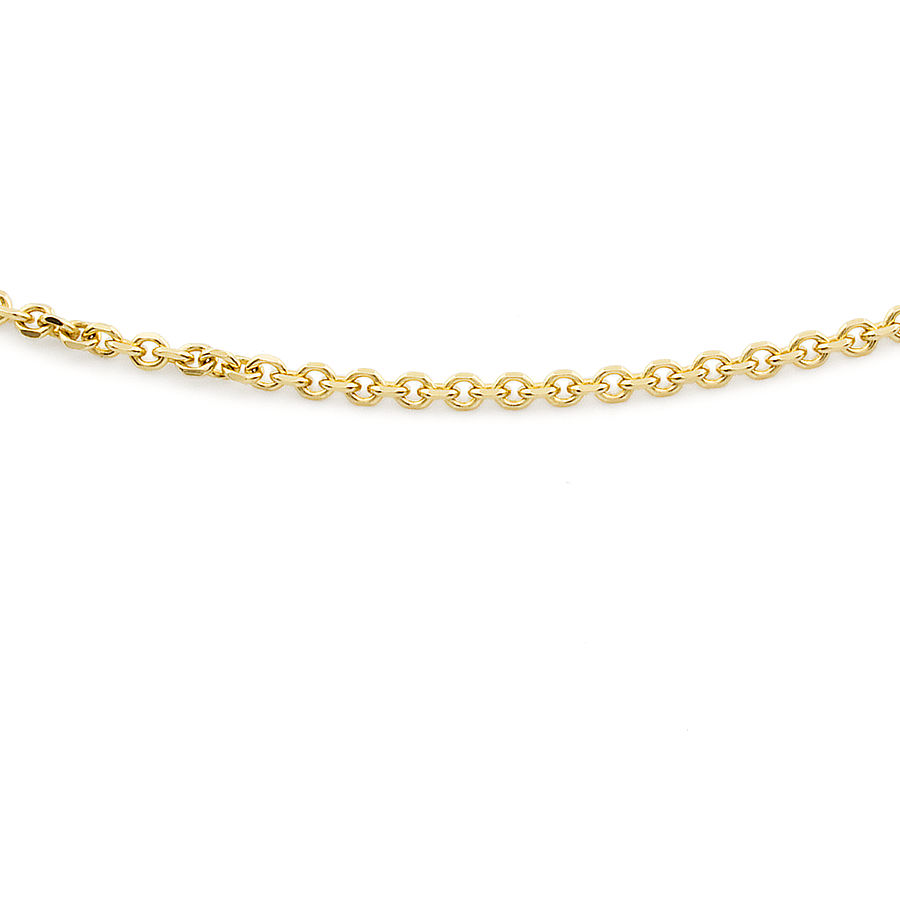 9ct gold 22 inch trace Chain